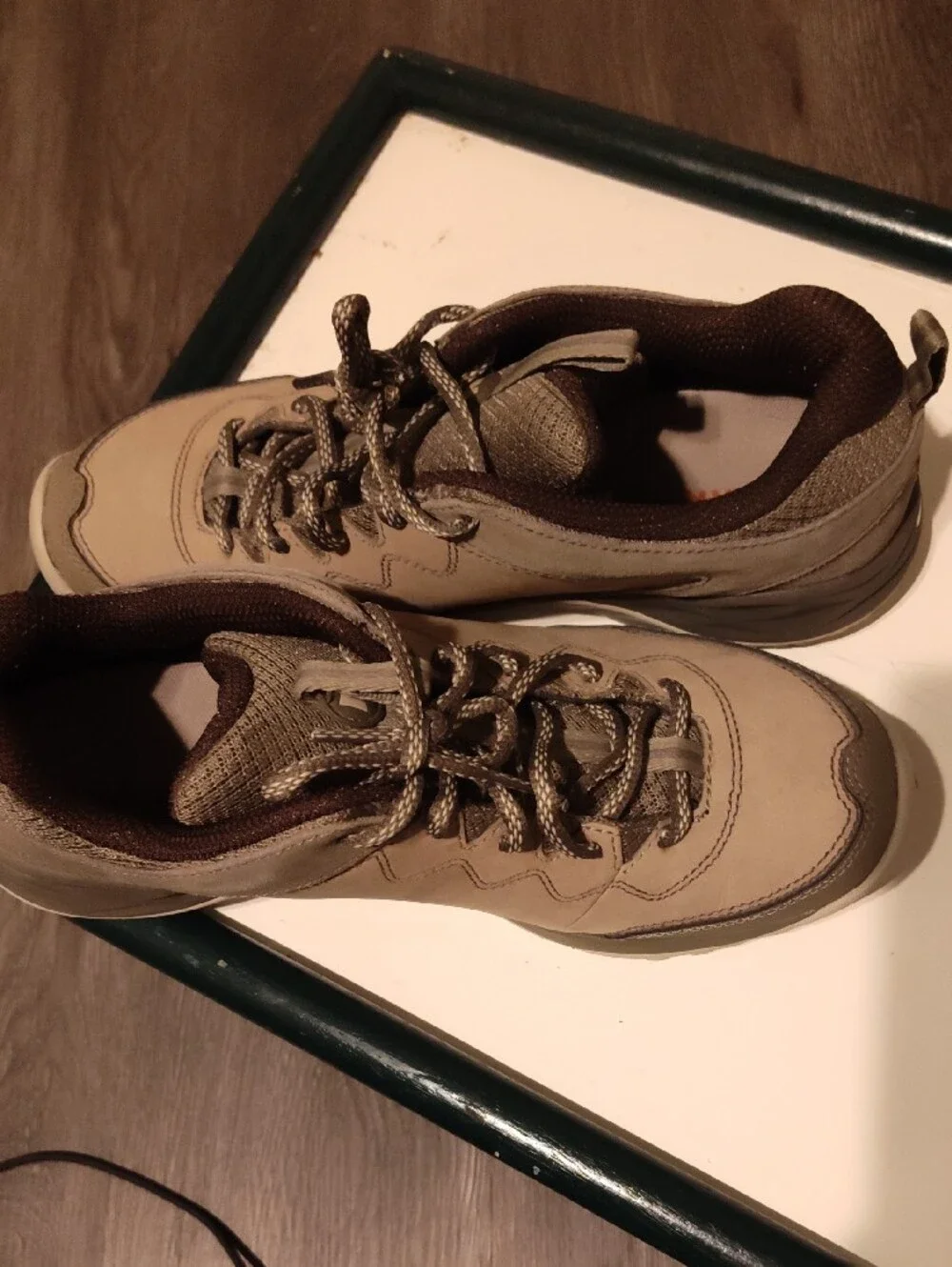 Merrell Women's Taupe and Brown Trail Walking Shoes